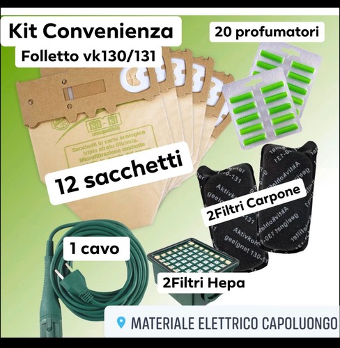 Sacchetti folletto 130 vk - folletto,