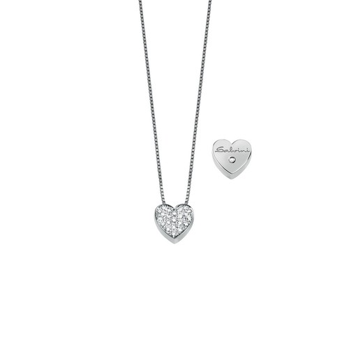 Collana salvini con cuore - con, a