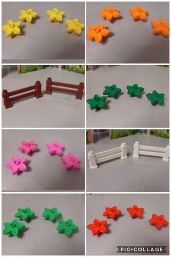 Lego duplo selezione fiori - lego,