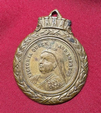 Medaglia Inghilterra Vittoria Regina Imperatrice San Giorgio e Drago Queen