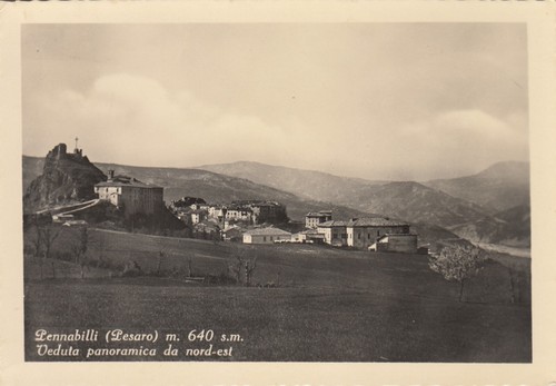 Cartolina pennabilli m - cartolina, *43