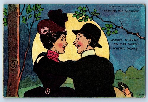 1908 coppia romantica luna - 1908,