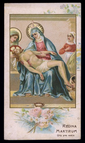 Antico santino cromo - santino, cromo-holy