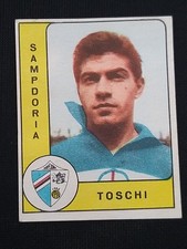 ***CALCIATORI PANINI 1961/62 PRIMA EDIZIONE OPACA*** TOSCHI (SAMPDORIA) !!!