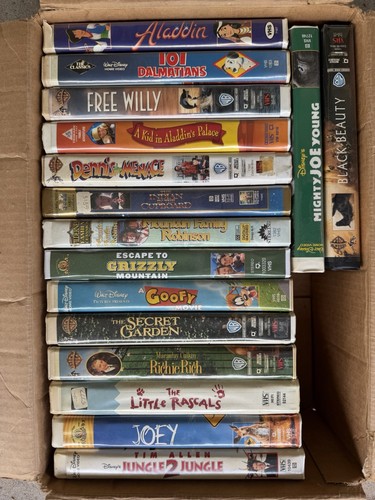 Lot assorted vintage vhs - lot, of