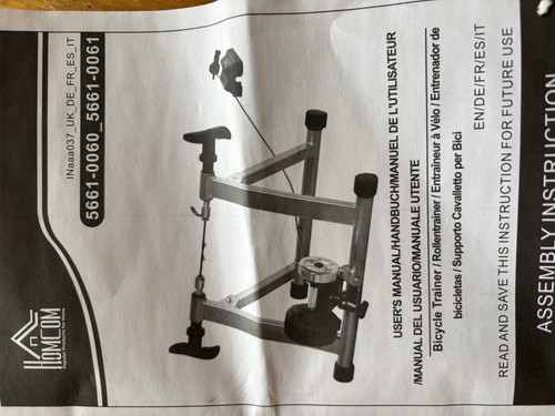 Homcom rullo per bicicletta - rullo,