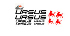 adesivi bici -  10 adesivi URSUS - stickers URSUS