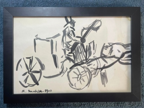 Disegno henri matisse carta - su,