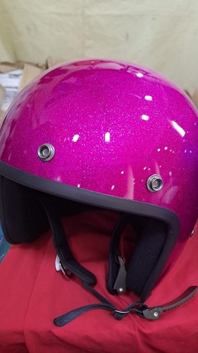 Casco jet retro in fibra - retro',