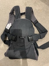 Marsupio neonato Bjorn uno nero grigio USATO POCHISSIMO neonato - 3 anni