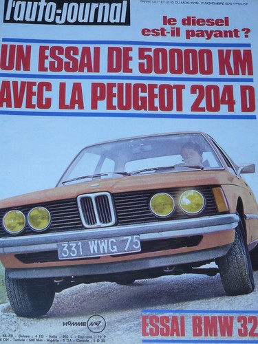 Auto journal 1975 bmw - l'auto,