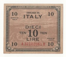 10  AM LIRE SERIE 1943 A