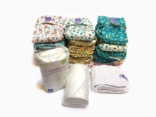 BAMBINO MIO Set di 15 Pannolini lavabili + 3 inserti assorbenti + 2 roll veline