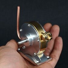 Mini motore a turbina a vapore vivo modello JT-I, 20.000 giri/min, ottone e alluminio