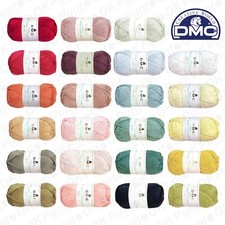 DMC 100% BABY COTTON 50 g.  FILATO DA LAVORARE A MAGLIA UNCINETTO FERRI COTONE 