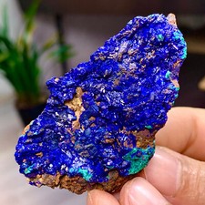 61G MIGLIORI esemplari di minerali di cristallo naturale azzurrite/malachite
