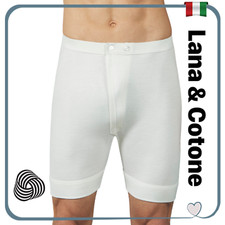 Mutande Uomo Lunghe in LANA e