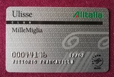 Tessera scheda mille miglia - "mille, miglia"