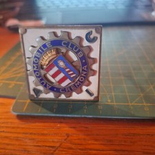 Smaltato Placca badge AUTOMOBILE CLUB Cremona aci italia