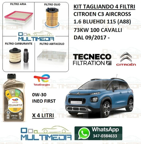 Kit tagliando filtri olio - tagliando,