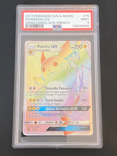 Carte pokemon raichu - carte, 75/73