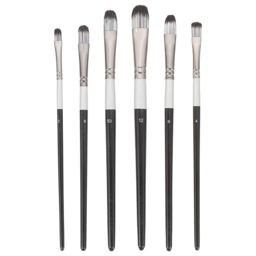 Pcs set pennelli - 6, acquerello