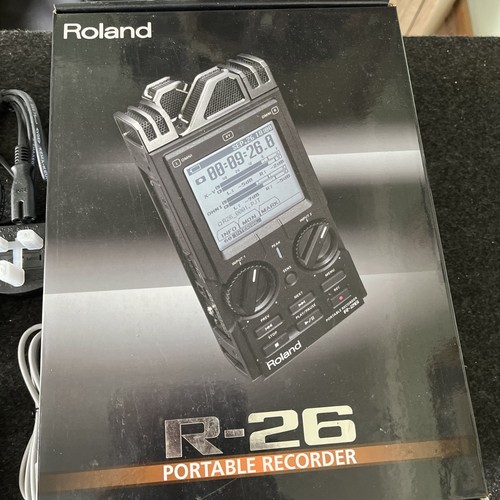 Roland r26 field recorder - roland,