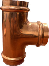 RACCORDO A PRESSARE IN RAME 2"