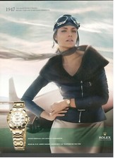 ROLEX Pubblicità 2010 OROLOGIO LADY DATEJUST PEARLMASTER 1 Pagina FOR LIFE