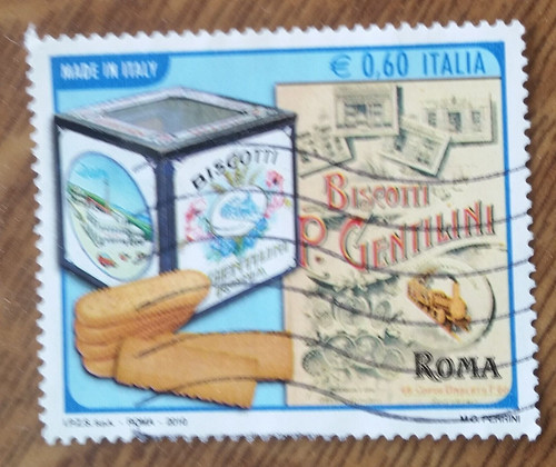Francobollo usato italia 2010 - francobollo,