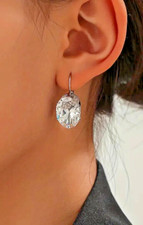 ?Deliziosi e luminosi ORECCHINI pendenti di bigiotteria brillanti zirconi?