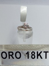 Anello in oro bianco 750 18
