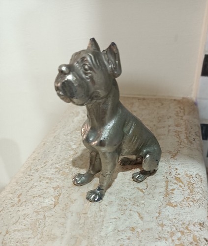 Statuina vintage cane boxer - vintage, in
