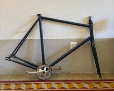 telaio bici pista 1 1/8 + guarnitura 42 denti, catena e serie sterzo fsa