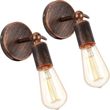2 Pezzi Lampada Da Parete