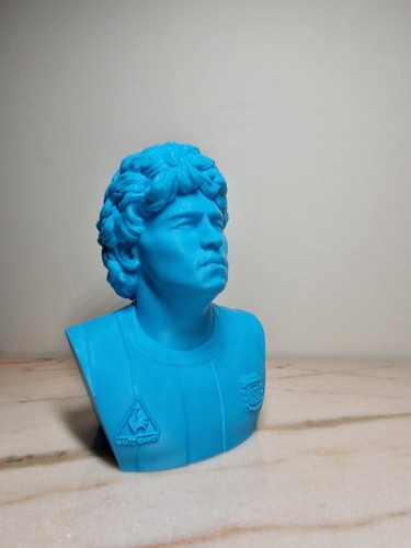 Maradona mezzobusto azzurro - maradona,