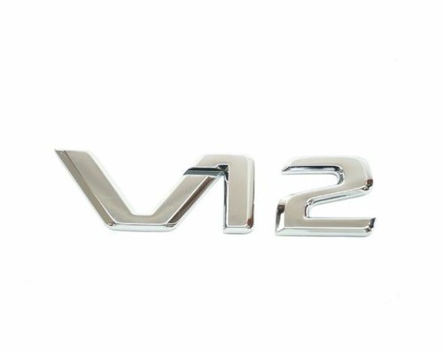 Genuine mercedes v12 emblem - genuine,