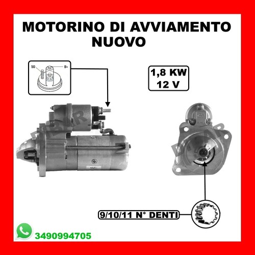 Motorino avviamento nuovo - di,