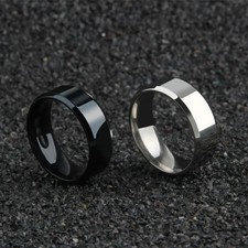 Anello in acciaio inox nero