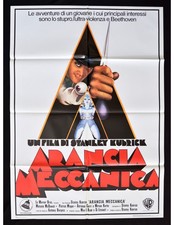 manifesto ARANCIA MECCANICA stanley kubrick malcolm mcdowell patrick magee A409