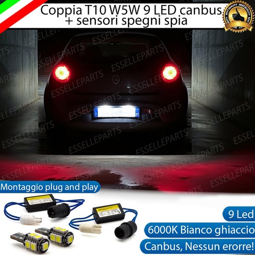 Coppia luci targa led fiat - luci,