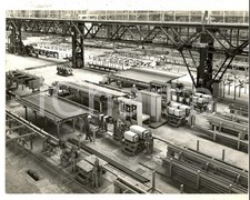 1983 DALMINE (BG) Acciaierie - Controllo tubi prodotti dal laminatoio *Foto