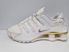 Nike Shox NZ bianco oro taglia