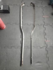  COPPIA LISTELLI PROFILI PEDANA INOX LI3  LAMBRETTA LIS SPECIAL 1963-1965