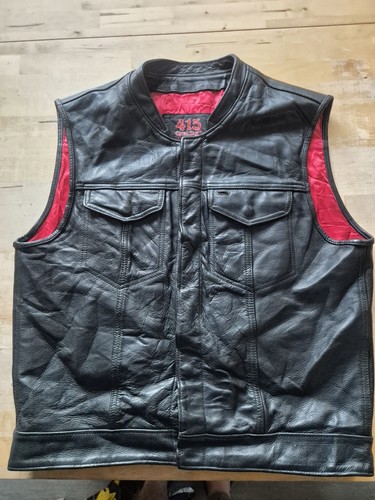 Gilet scatto pelle stile - pelle,