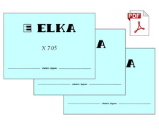 ELKA X705 Service manual repair Schematic Diagrams Schemi elettrici Schaltplan