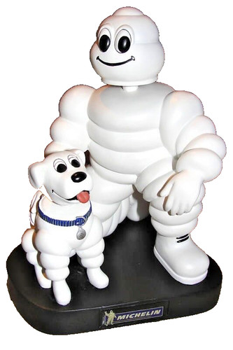 Bambola michelin man dog - michelin,