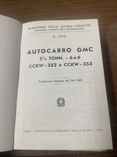 TM 9-801 Truck 2 1/2 TON 6x6 GMC CCKW-352 e 353 TRADUZIONE ITALIANO 778 pagine