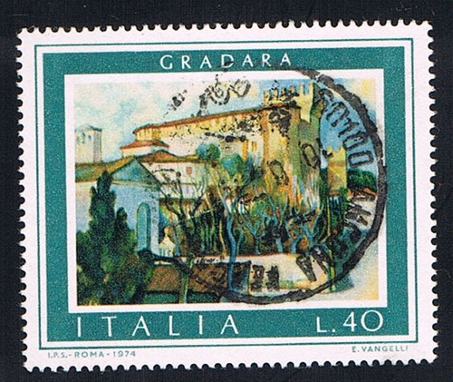 Italia francobollo turistica - italia,