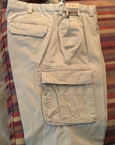 Pantaloni cargo kaki uomo - pantaloni,